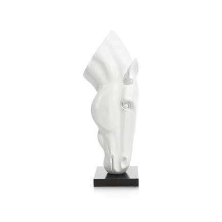 Coco Maison Horse Head beeld H107cm Wit